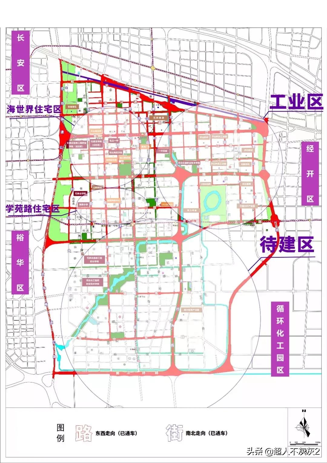 石家庄街景地图最新版，城市风貌的细致描绘